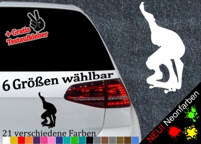 Skater Flip Aufkleber Sticker Nosegrind Halfpipe Rail Bunnyhop Freestyle JDM DUB
