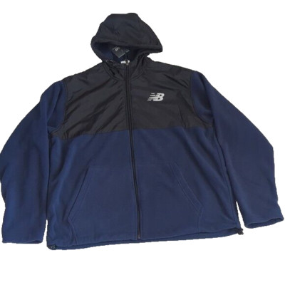 New Balance Men's Fleece Jacket full zip hoodie