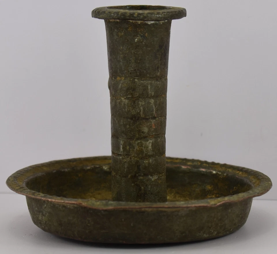 Castiçal otomano árabe islâmico antigo raro Iêmen - Imagem 3 de 4