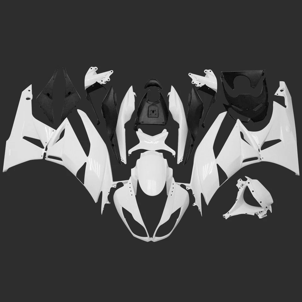 Fairing Kit w/Tank Cover For Kawasaki Ninja ZX-6R 09-2012 Unpainted Bodywork Set Foto 4 de 4