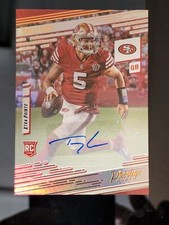 Trey Lance 2021 Prestige Autograph 