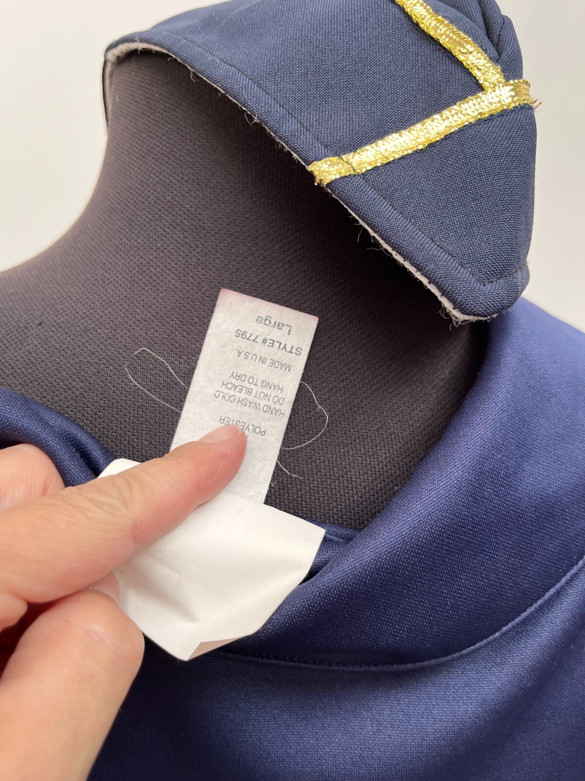 Sexy Air Stewardess Flight Attendant Large Ex Hire Fancy Dress Costume