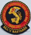 US Navy Marines HMM-262 BILL'S BASTARDS (1966-1967-1968) Vietnam War Patch Badge