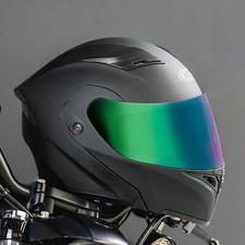 Lente de color cara completa doble visera abatible casco de moto modular casco de motocicleta