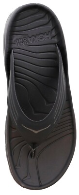 hoka One One  ora recovery slide Men\'s 13 Flip Flops Black Gull HOKA ORA Recovery Flip Men main image 2