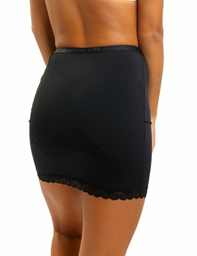 Boob Tube abito senza spalline body shaper nero e pelle gonna shaper senza linee sottile - Foto 3 di 9