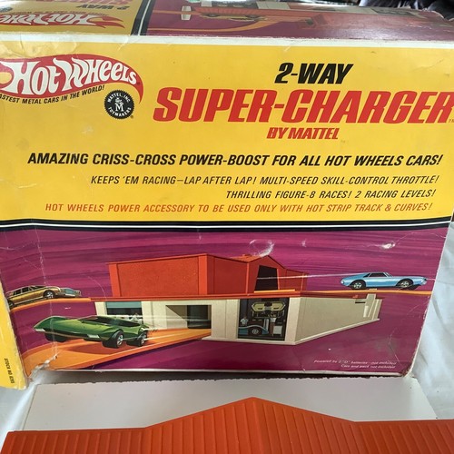 Hot Wheels 2-Way Super-Charger with Box Untested Parts or Repair - Picture 2 of 13