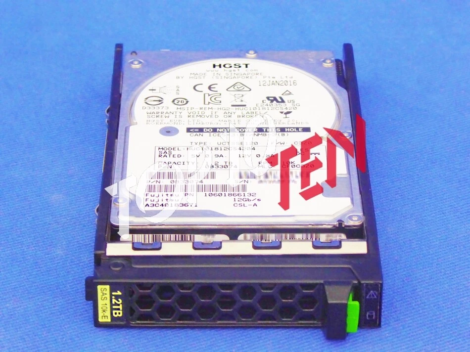 Fujitsu S26361-F5543-L112 1,2TB 2,5" SFF 10K 12Gb SAS HDD für Primergy RX TX
