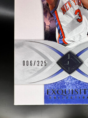 2006-07 Upper Deck Exquisite Collection Stephon Marbury 6/225 NM+ 
