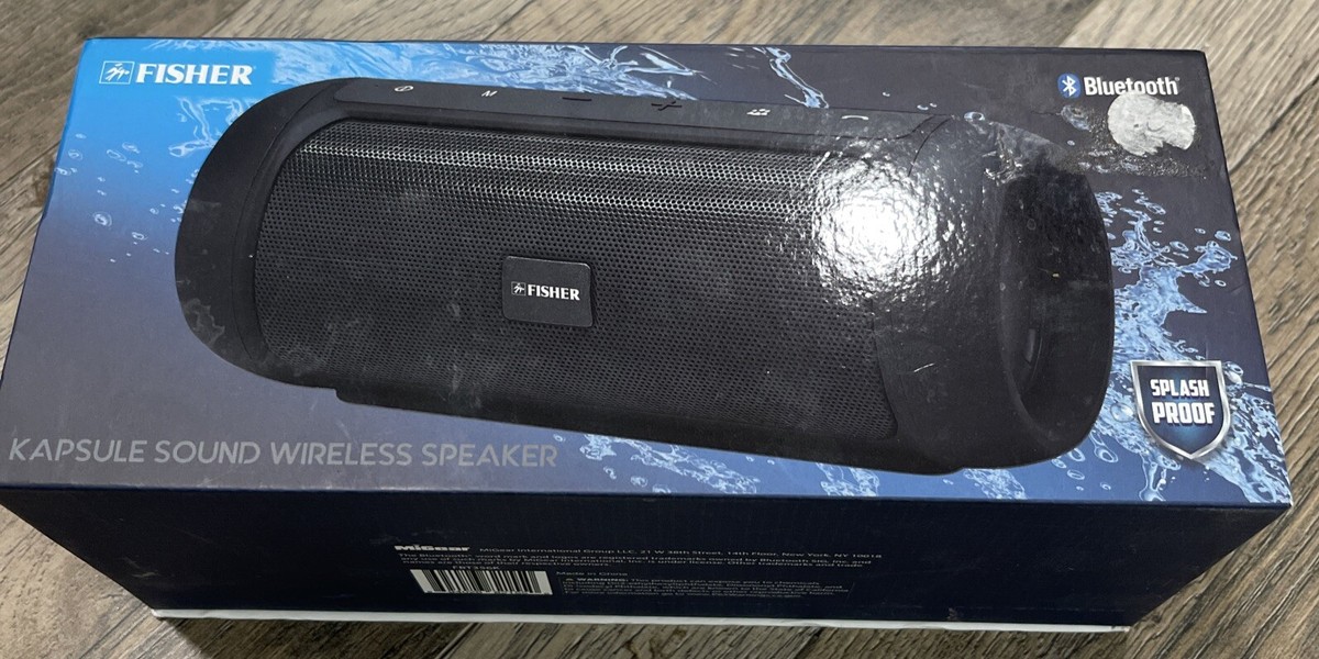Fisher Bluetooth Kapsule Sound Wireless Speaker Splash Proof