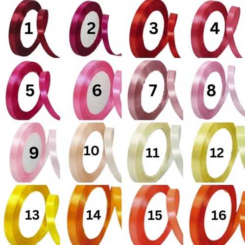 Double Face Satin Ribbon 3/8" wide, 25 yards long- 49 COLORS - Picture 41 of 151