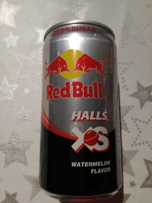 Red Bull Can Halls XS Watermelon Full Full 170ml Can Energy Drink RARE