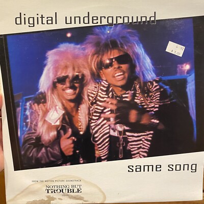 Extremely Rare Digital Underground Same Song 12” Vinyl