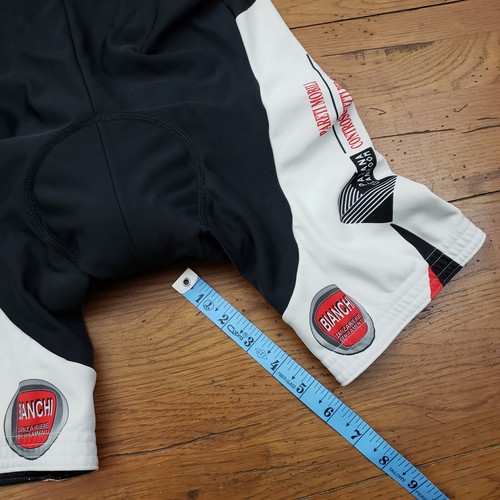 ALKA Mens Large Cycling Bibshorts Thermal Fleece Vintage Italy 6" 15" (7.5/10) - Picture 3 of 12