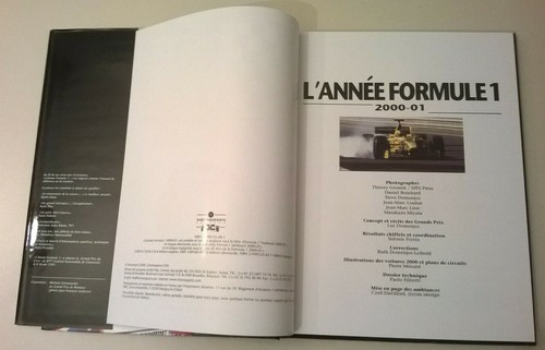 L'ANNEE FORMULE 1 - 2000 - Chronosports Editeur - 2000 - Neuf ! - Picture 5 of 12