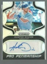 2019 Panini Prizm Pro Penmanship #13 Hunter Dozier (ref 65673)