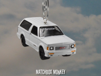 #ad GMC Typhoon Frost White Custom Christmas Ornament 1 64 BroncoII Jimmy K5 Adorno $38.99