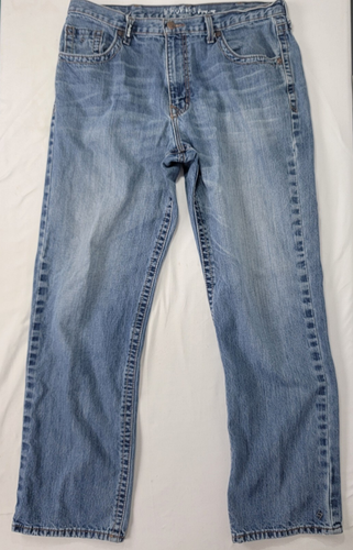 Cinch Men's Blue Denim Jeans Pants Relaxed Fit Boot Cut Size 36x34 36 Waist 33"I