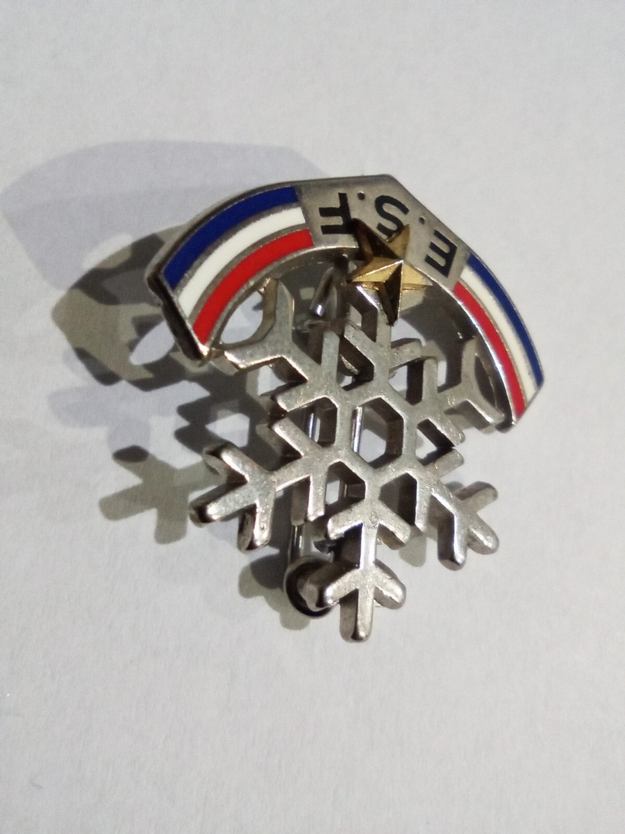 INSIGNE DE SKI ESF DECAT Paris broche médaille flocon EUR 10,00 - FR