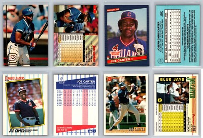 #ad Joe Carter 4 Card Collectors Lot Blue Jays Indians $4.99