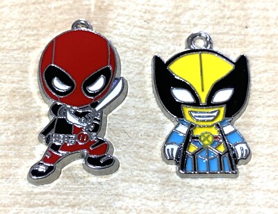 SUPERHELD CHARMS ANHÄNGER METALL MARVEL DEADPOOL & VIELFRASS