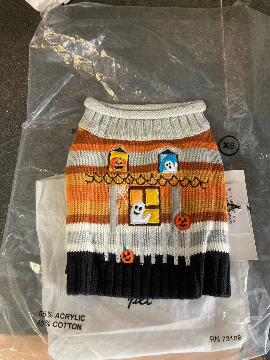 Michael Simon Pet Sweater Knit Size XS DOG Vintage New Old Stock Halloween