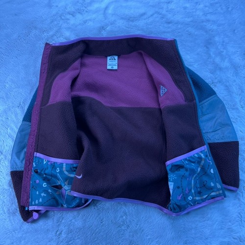 Nike ACG Sherpa Jacket Unisex Kids Size Small Multicolor Full Zip Therma-Fit - Picture 14 of 18