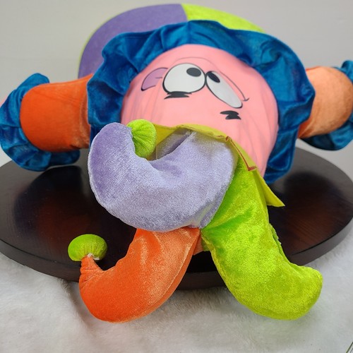 Nickelodeon Sponge Bob Square Pants Jester Patrick Plush 2009 Pellet Stuffed Toy - Picture 9 of 15