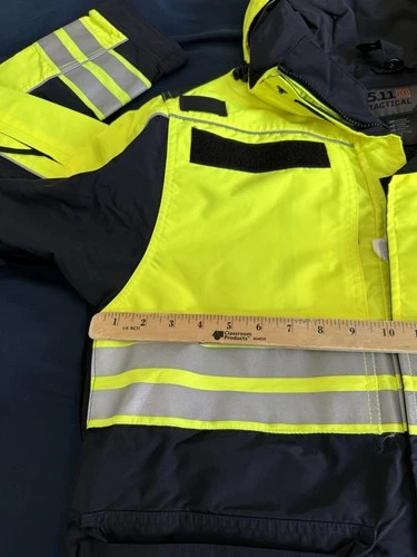 Men’s Hi-Vis Responder 5.11 Tactical Jacket Yellow Size Medium  image 10