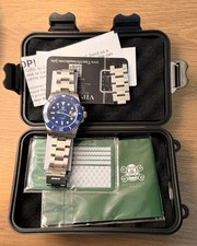 Steeldive SD1953 Orologio Uomo Automatico 300m Subacqueo Zaffiro Blu