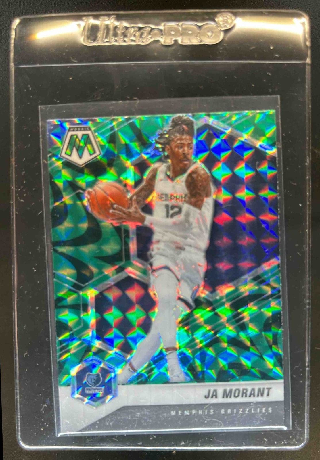 2020-21 Mosaic Ja Morant Reactive Green #40 Grizzlies