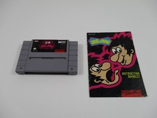 JOE & MAC Super Nintendo SNES Game Cartridge + Manual Authentic!