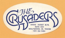 The Crusaders 1974 Souther Comfort Concert Tour STICKER Backstage Pass