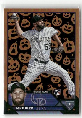 2023 Topps Update #US162 Jake Bird Jack O'Lantern RC ROOKIE SP