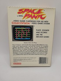Space Panic (Colecovision) Complete In Box 1980 Video Game Cartridge Coleco Rare