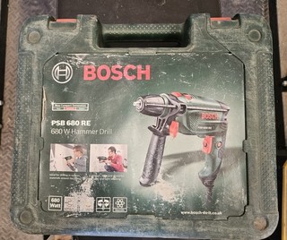 Bosch PSB 680 RE Corded Hammer Drill with Carrying Case