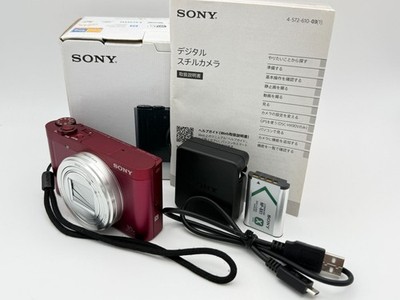 SONY Cyber-shot DSC-WX500 Red Compact Digital Camera From Japan