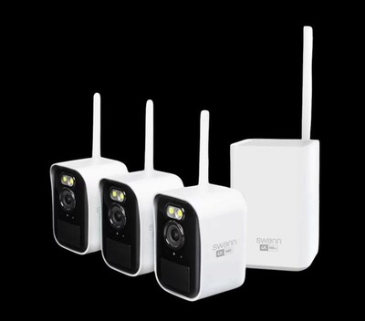 Swann MaxRanger 4K Wireless Security Cameras And 4k Add On Doorbell