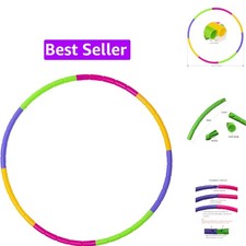 Kids Exercise Hoop Detachable Size Adjustable Hoop Professional Ring for Ki...