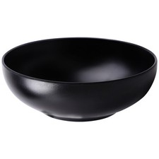 Hogar vajilla de cocina de arroz para lámpara de sopa bol de comida negro