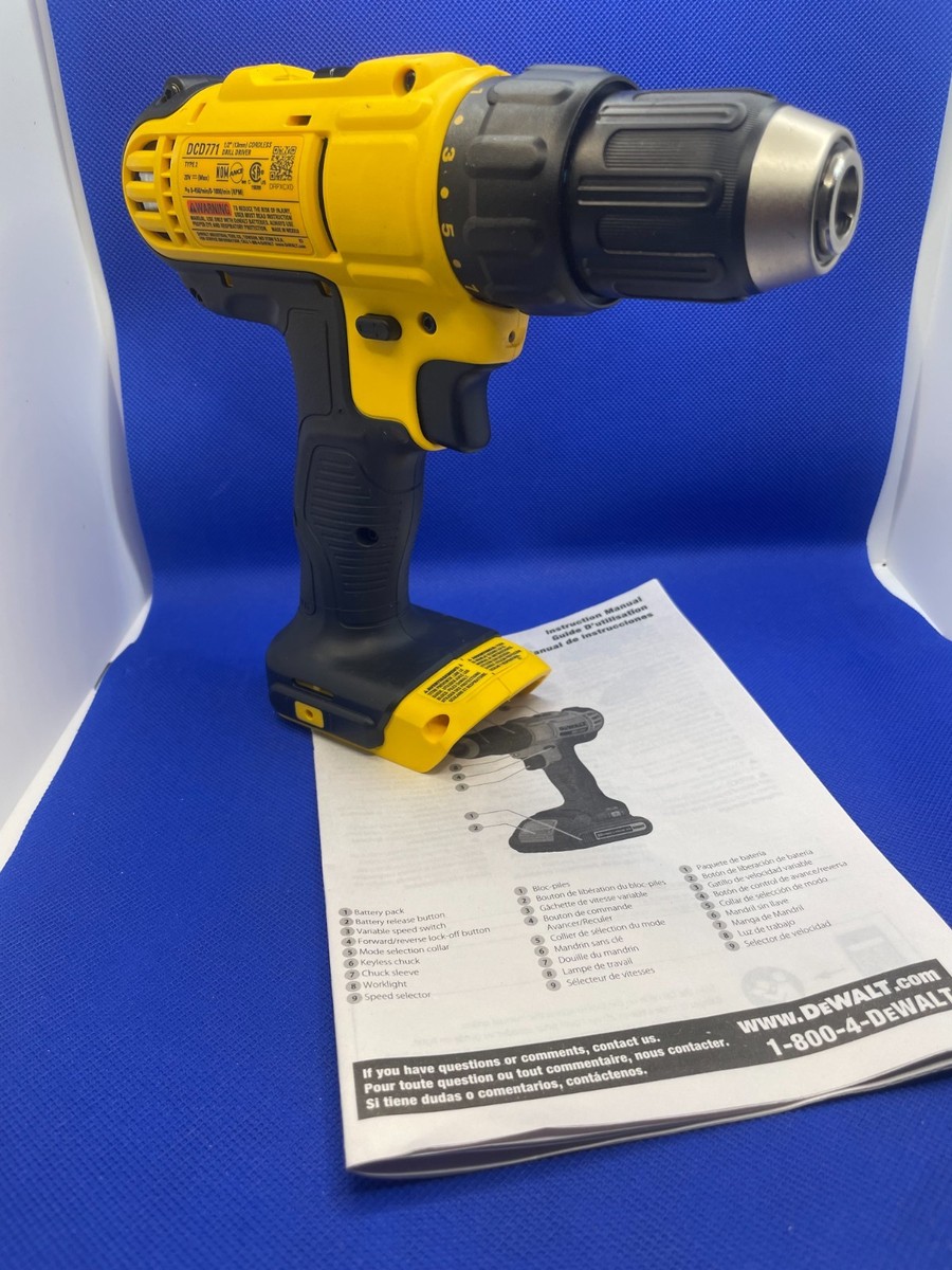 DEWALT DCD771 20V Cordless Compact Drill for sale online