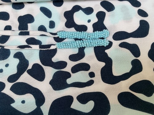 Beth & Tracie Barbados Beach / Pool Tunic, Leopard Ocean, VGC Size XS - Picture 6 of 8