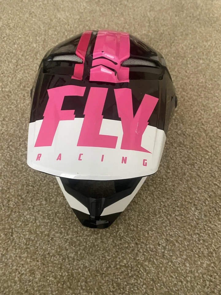 Womens Fly Racing Pink Helmet Size Large (59-60cm) - Image 2 of 4