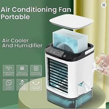 Portable Air Conditioner 3-Speed Small AC Unit Mini Air Cooler 900ML Water Tank