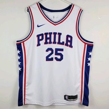 Ben Simmons 25 Philadelphia 76ers Nike Swingman White Jersey Mens Size XL 52