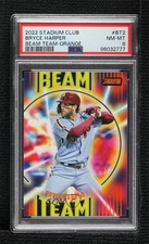 2022 Topps Stadium Club Beam Team Orange 9/10 Bryce Harper #BT-2 PSA 8 04yw