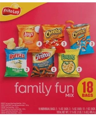 Frito Lays Family Fun 18 Pack