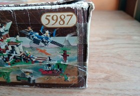 Lego 5987 adventurers dino research compound box EMPTY