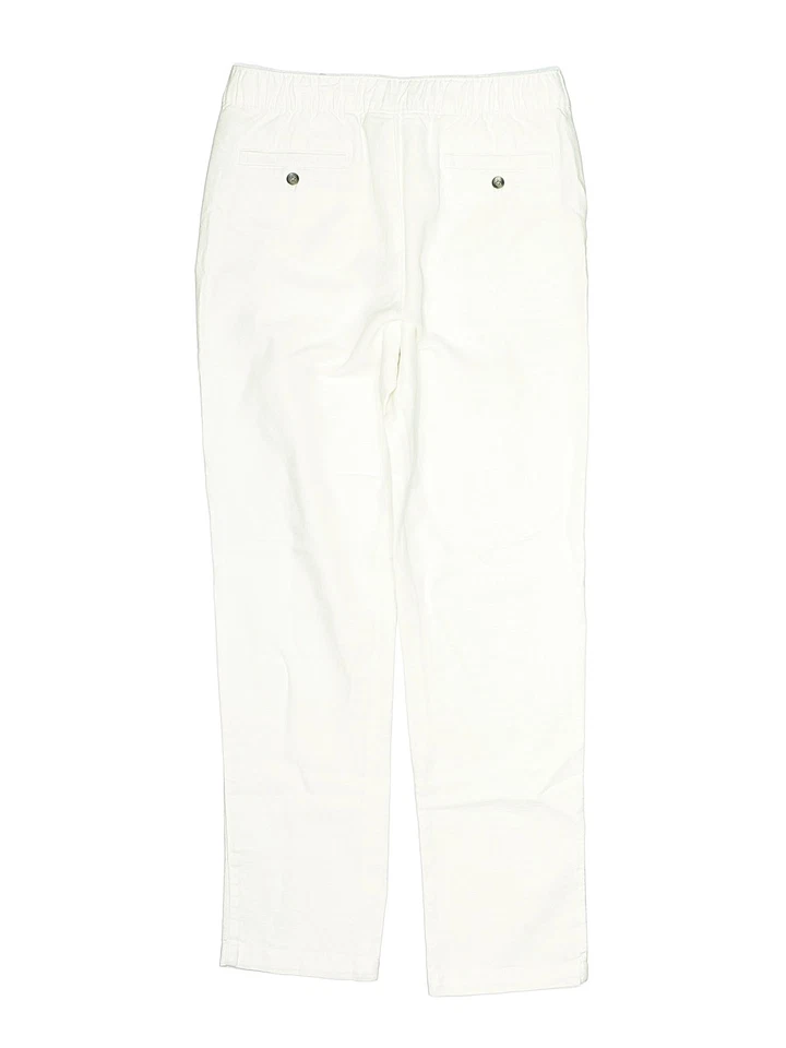 Pantalones informales Janie and Jack para niñas marfil 10 Foto 2 de 2