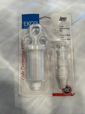 NEW SEALED 1999 Dessert Decorator Plus Cake Decorating Piping Syringe w Tips